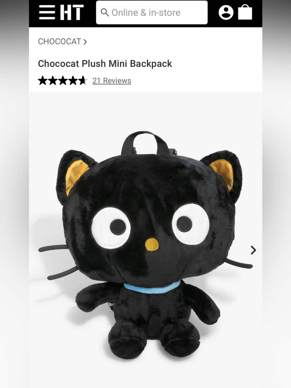 Chococat backpack